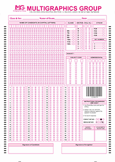 Carbon Less Duplex OMR Sheet