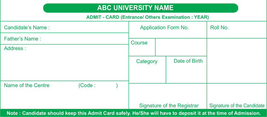 feed back omr sheet