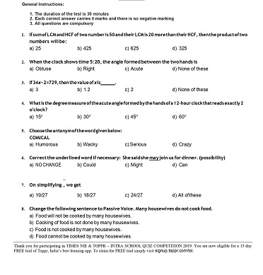 Question Paper Printing